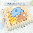 Mehrstufigen Puzzle „Tiere“ BusyKids
