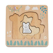 Mehrstufigen Puzzle „Tiere“ BusyKids