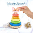 BusyKids Kinder-Holzpyramide „Füchslein“