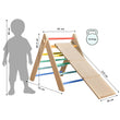 Kletterdreieck mit Rutsche/ Pikler Dreieck mit Rutsche