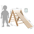 Kletterdreieck mit Rutsche/ Pikler Dreieck mit Rutsche
