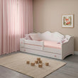 Kinderbett EMMA mit Schutzgitter und Aufbewahrungsschublade