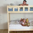 BusyKids Etagenbett TOTO-TWIN mit Leiter – für zwei Kinder 200 × 90 cm