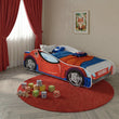Kinderbett AUTO mit Grafik und Matratze - 140 x 70/160 х 80 cm