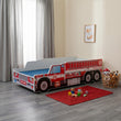 Kinderbett RIKO mit Grafik und Matratze - 140 x 70/160 x 80 cm