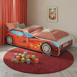 Kinderbett AUTO mit Grafik und Matratze - 140 x 70/160 х 80 cm