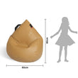 Kinder-Sitzsack Drizzle Drop – weiches SOFT-Kunstleder