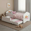 Kinderbett FALA-MAX mit Zusatzbett 145 x 80 cm und Matratze