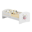 Kinderbett LUK II mit Schutzgitter - 140 x 70/160 x 80 cm