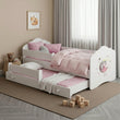Kinderbett FALA-MAX mit Zusatzbett 145 x 80 cm und Matratze