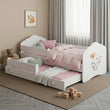 Kinderbett FALA-MAX mit Zusatzbett 145 x 80 cm und Matratze