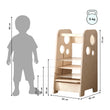 Wachsender Lernturm 3-in-1