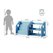 Bücherregal & Spielzeugregal Set BusyKids - Limitierte Auflage