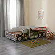 Kinderbett RIKO mit Grafik und Matratze - 140 x 70/160 x 80 cm