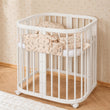 BusyKids MIRACLE 7-in-1 mitwachsendes Babybett mit Matratze