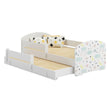 Kinderbett LUK-MAX mit Zusatzbett 145 x 80 cm und Matratze